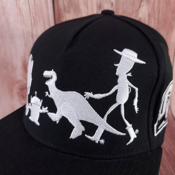 Rare Disney Pixar Toy Story Snapback Hat Unisex One Size Adjustable Black - Picture 9 of 16